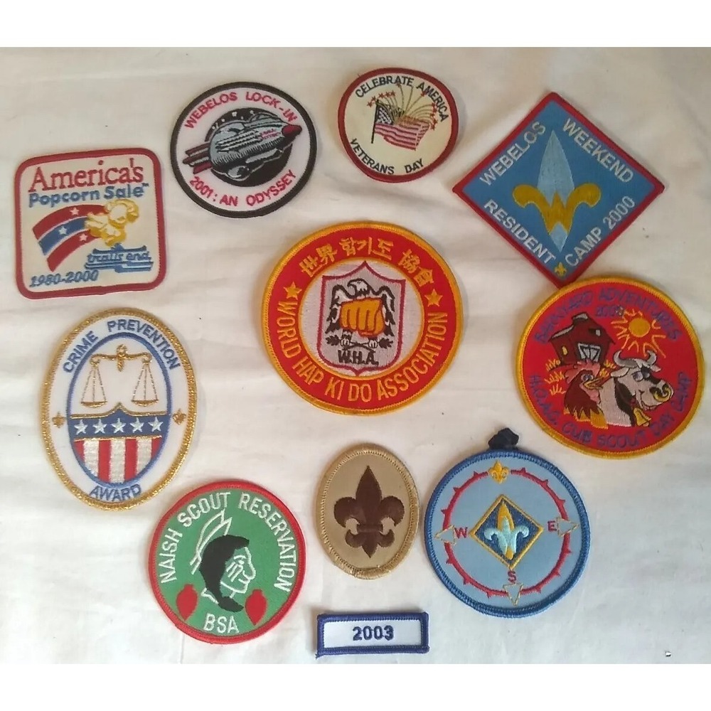 NEW Assorted Boy Scout‎ Patches Badges Lot Of 11 Unused See Photos